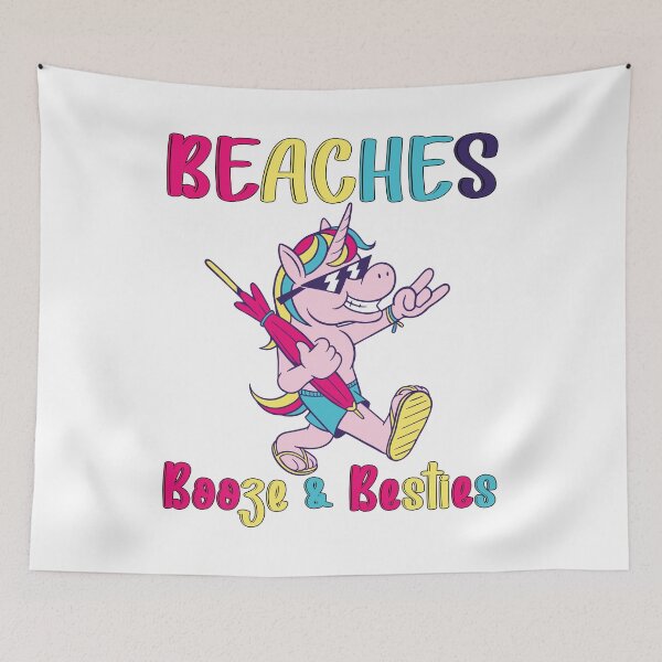 Aperçu de l'œuvre Licorne Beachers Booze and Besties créée et vendue par wanasak.