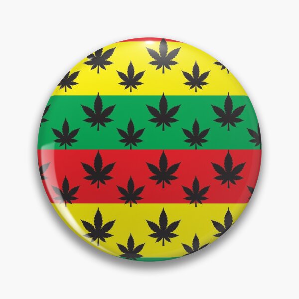 Item preview, Reggae Tricolor Weed Pattern designed and sold by miraclemaker.