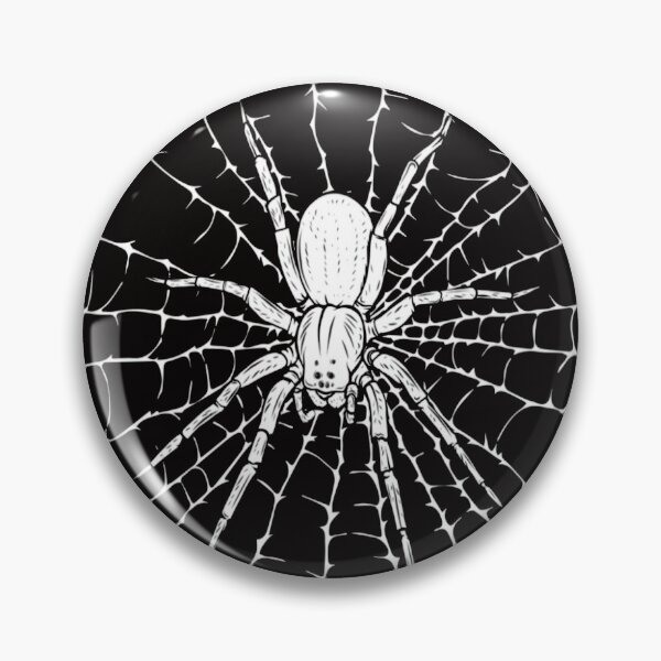 Item preview, A White Silhouette Spider and Web designed and sold by WearWolfDesigns.