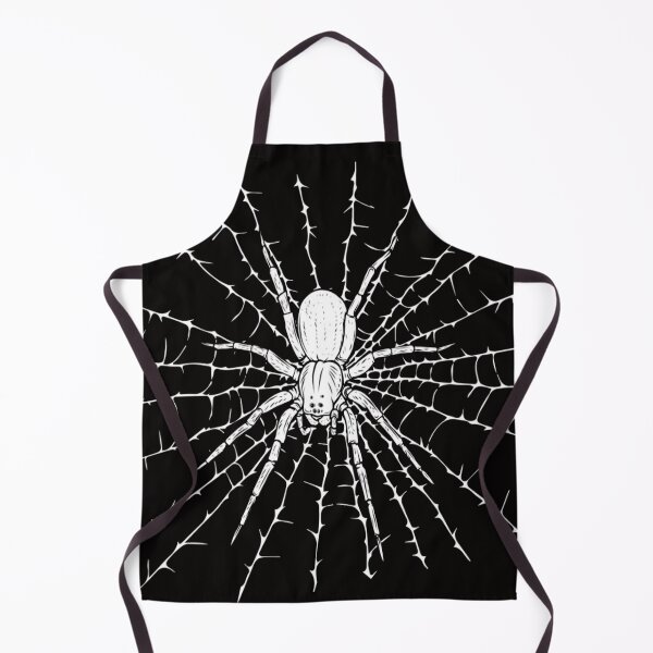 Item preview, A White Silhouette Spider and Web designed and sold by WearWolfDesigns.