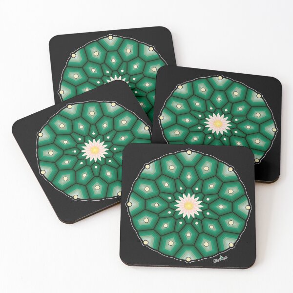 Item preview, Peyote Geometric Mandala - Green designed and sold by Cactee.
