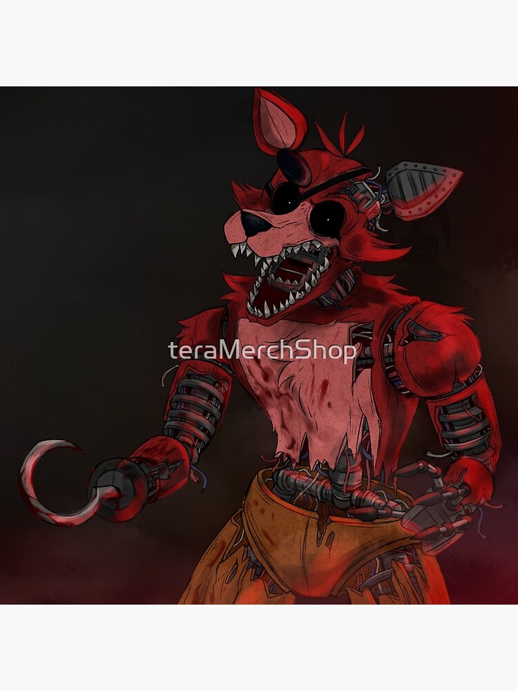 Withered foxy five nights at freddys 2 Art Board Print for Sale