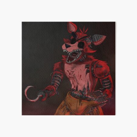 Withered foxy five nights at freddys 2 Art Board Print for Sale