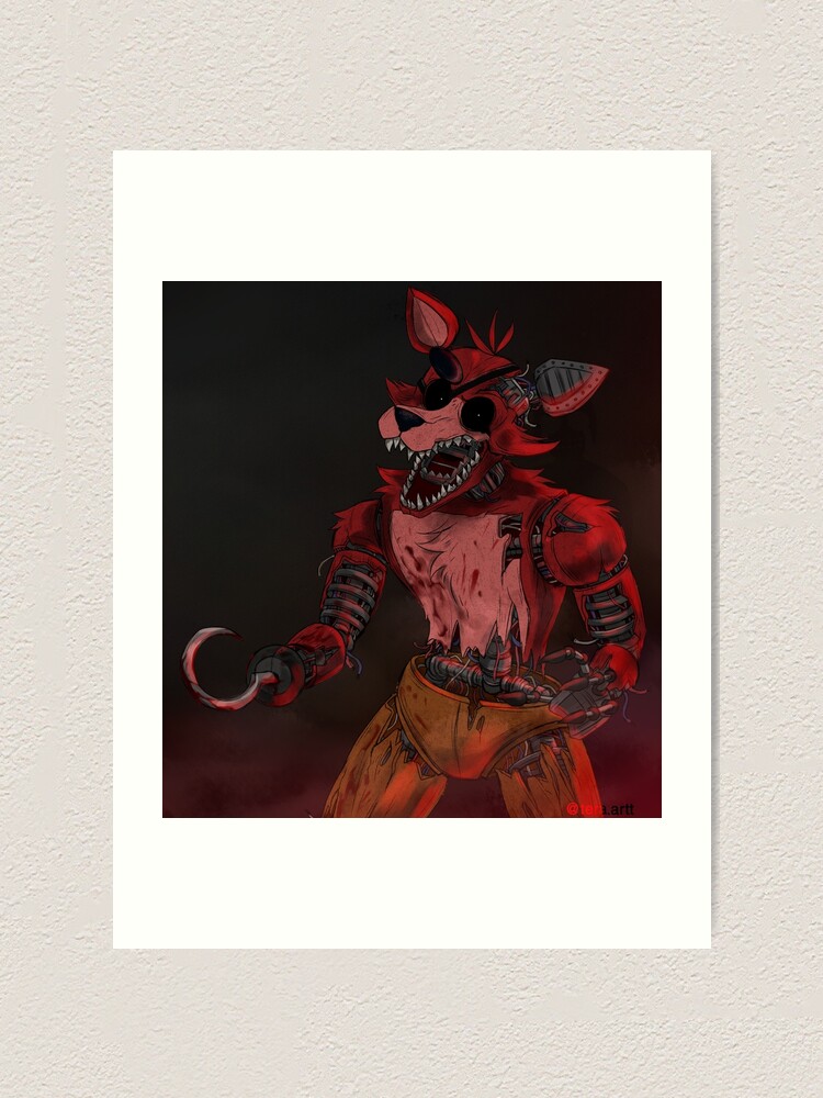 Withered foxy five nights at freddys 2 | Art Print