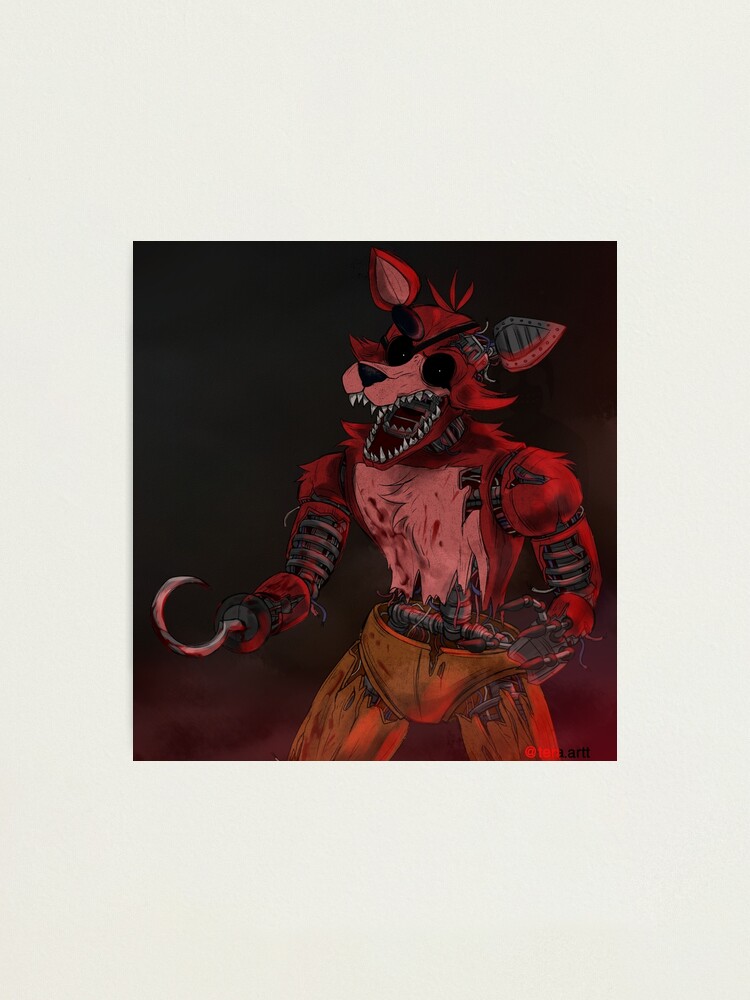 Withered foxy five nights at freddys 2 Photographic Print for