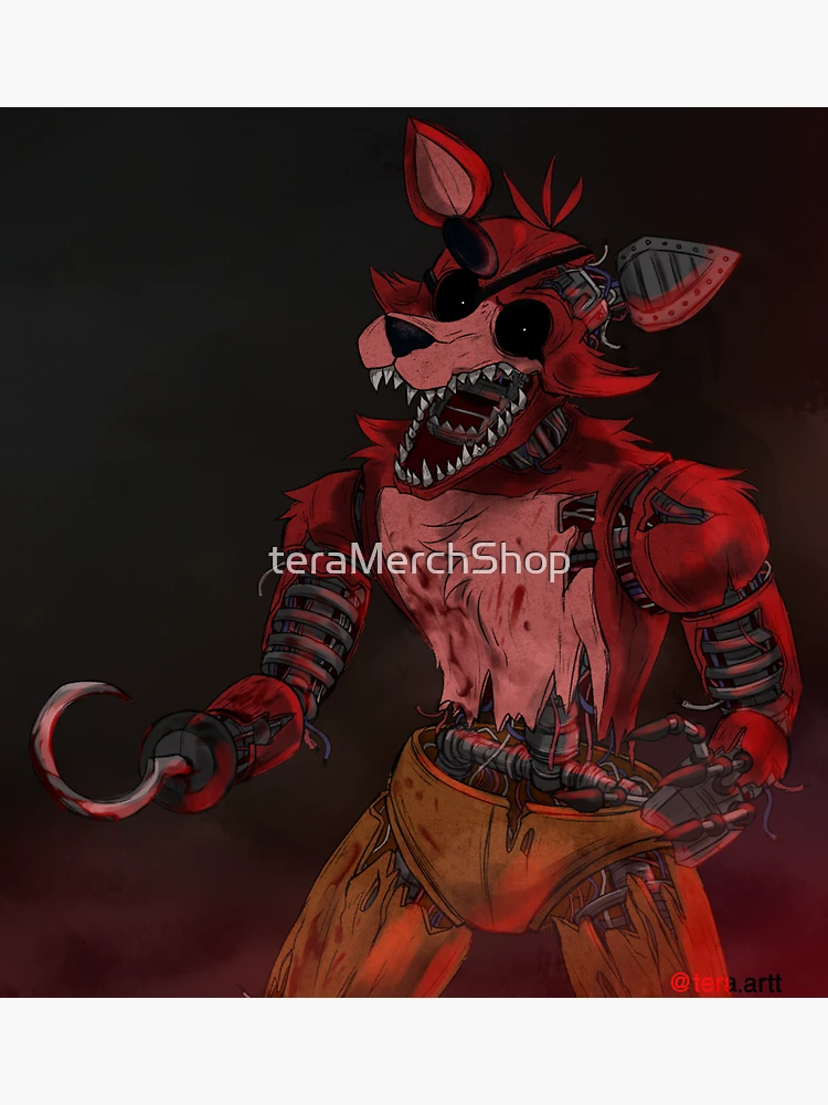 withered foxy Sticker for Sale by riss-su