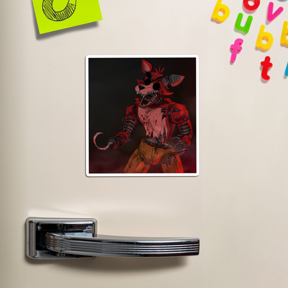 Withered foxy five nights at freddys 2 Magnet for Sale by