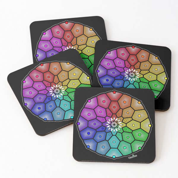 Item preview, Peyote Geometric Mandala - Rainbow designed and sold by Cactee.