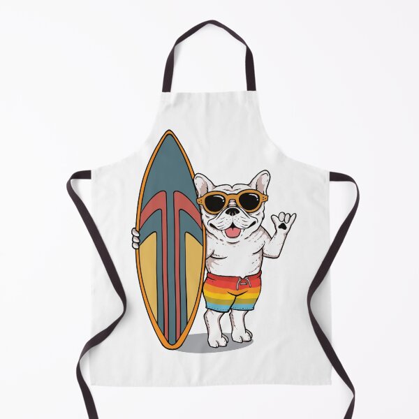 Item preview, Dog Wearing Sunglasses Bulldog Surfboard designed and sold by Caroodoo.