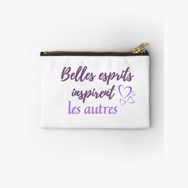 Item preview, Beautiful mind inspire others - popular french quotes theme gifts  designed and sold by RebelliousRosee.
