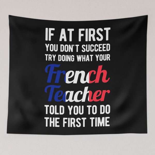 Item preview, Funny French Teacher designed and sold by artworkbyrihen.