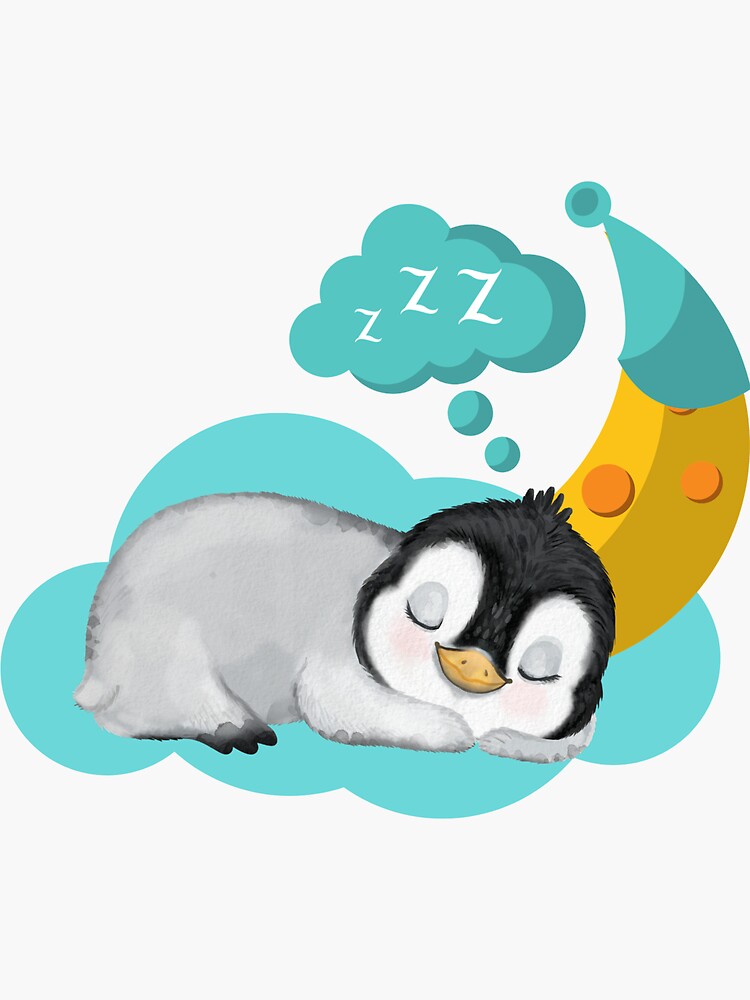 Cute penguin sleeping - Penguin - Mug