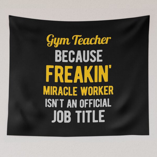 Item preview, Funny Gym Teacher designed and sold by artworkbyrihen.