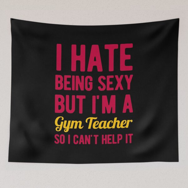 Item preview, Funny Gym Teacher designed and sold by artworkbyrihen.