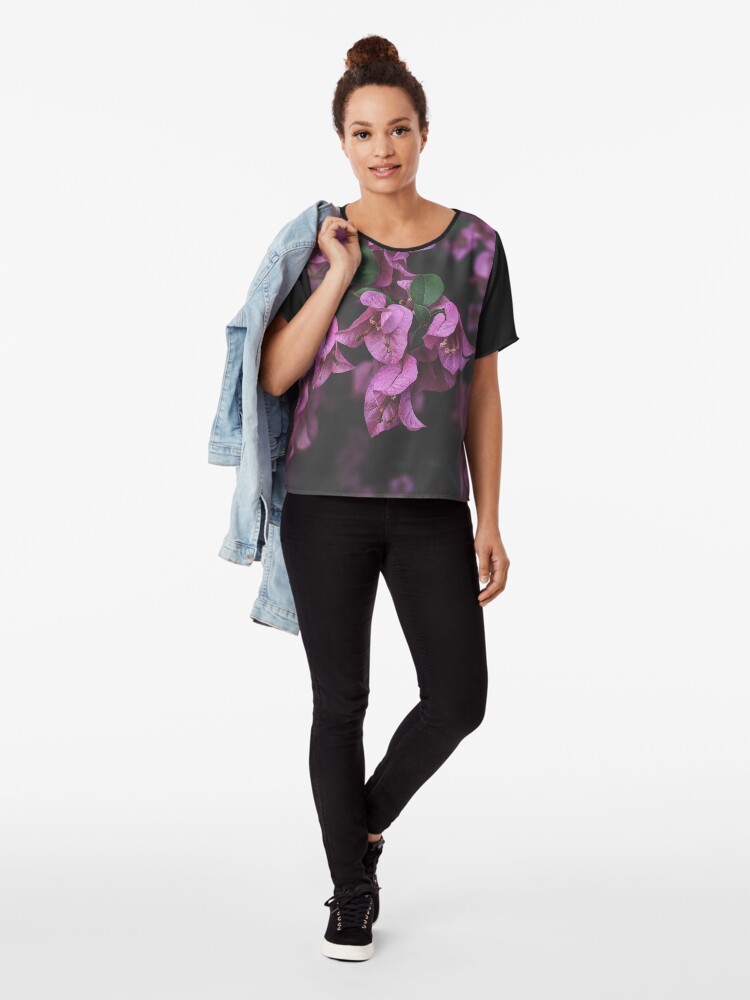 Alternate view of Floral Multipurpose Chiffon Top