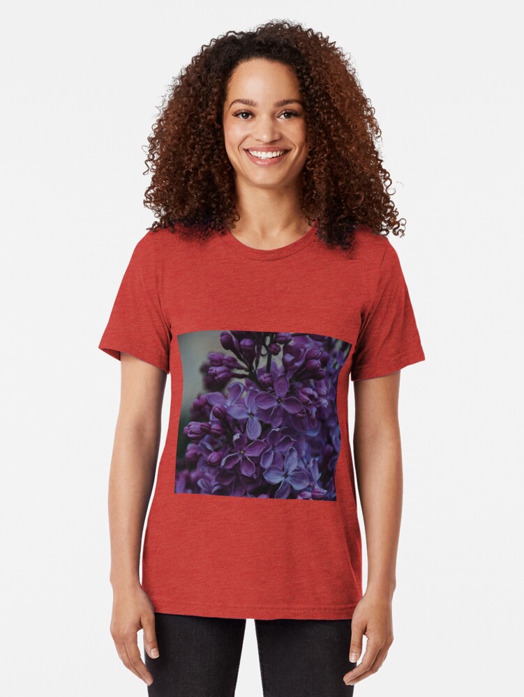 Alternate view of Floral Multipurpose Tri-blend T-Shirt