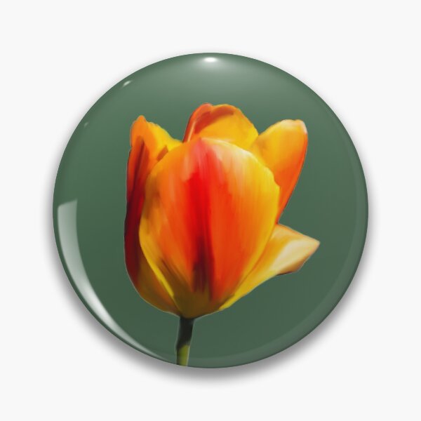 Item preview, Painting of an Orange Flower designed and sold by massi2323.