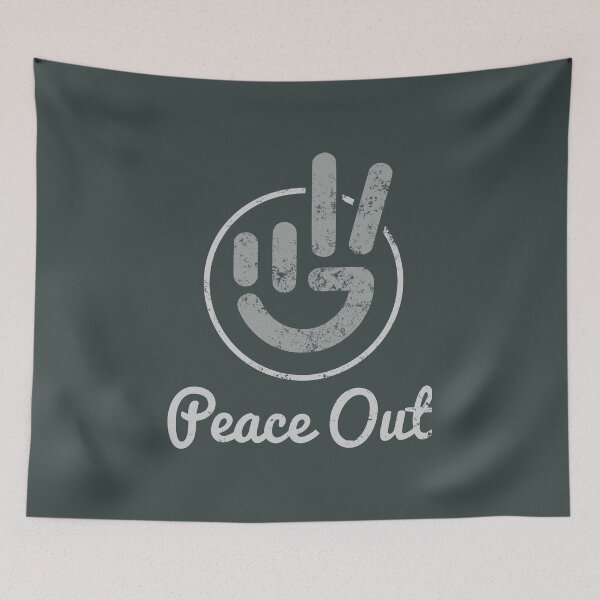 Item preview, Peace Out - Spruce designed and sold by PrairieGrouse.