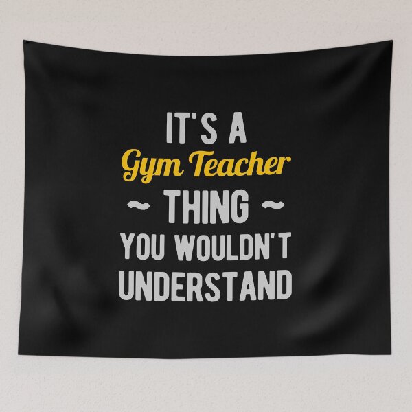Item preview, Funny Gym Teacher designed and sold by artworkbyrihen.