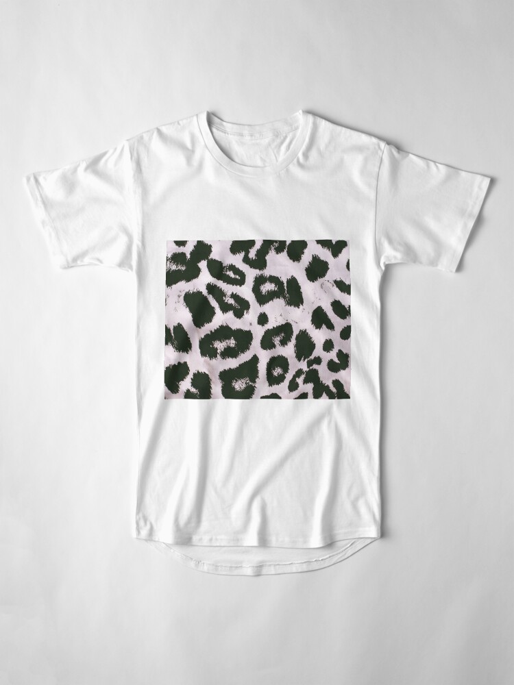 Alternate view of Leopard Texture Long T-Shirt