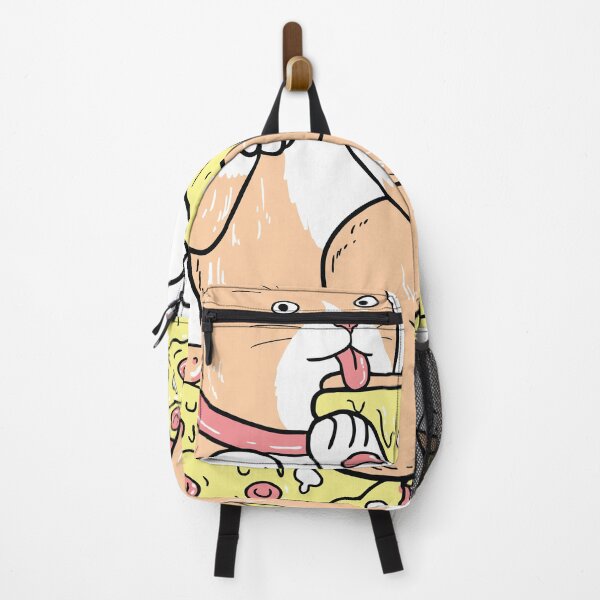 Item preview, Humorous Melting Cheese Pepperoni Pizza Kittycat designed and sold by ozunu.