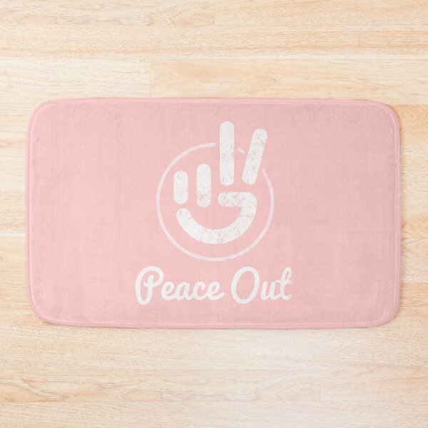 Item preview, Peace Out - Coral designed and sold by PrairieGrouse.