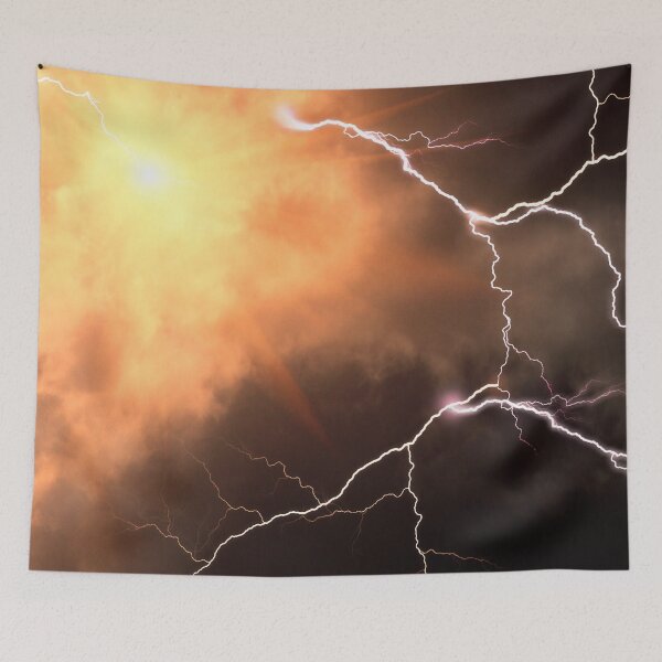 Item preview,  panoramic,panoramic wall art, panoramic canvas prints widescreen prints, wall posters, Tapestries,Tapestry, Lightning wall art,Nature scene,Nature extreme Lightning ,lightning design designed and sold by eyesight4vision.