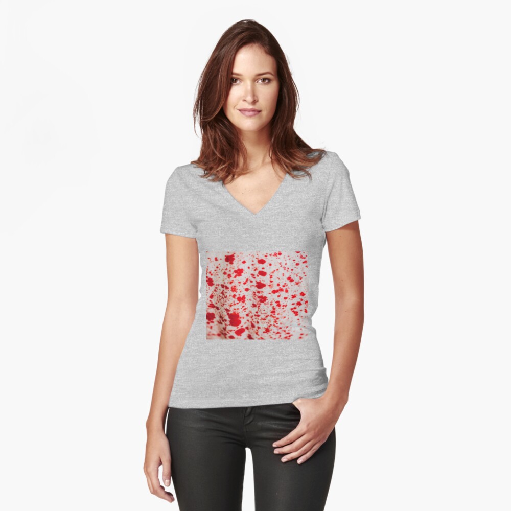 Item preview, Fitted V-Neck T-Shirt designed and sold by Claudiocmb.