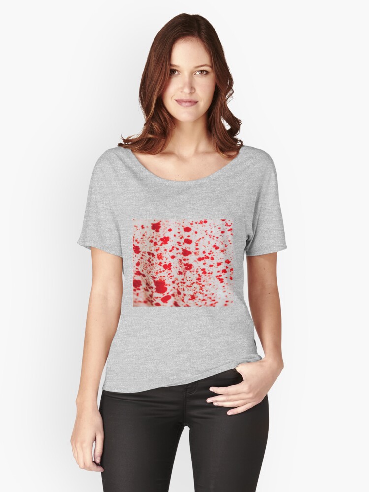 Thumbnail 1 of 3, Relaxed Fit T-Shirt, Red and White Color designed and sold by Claudiocmb.