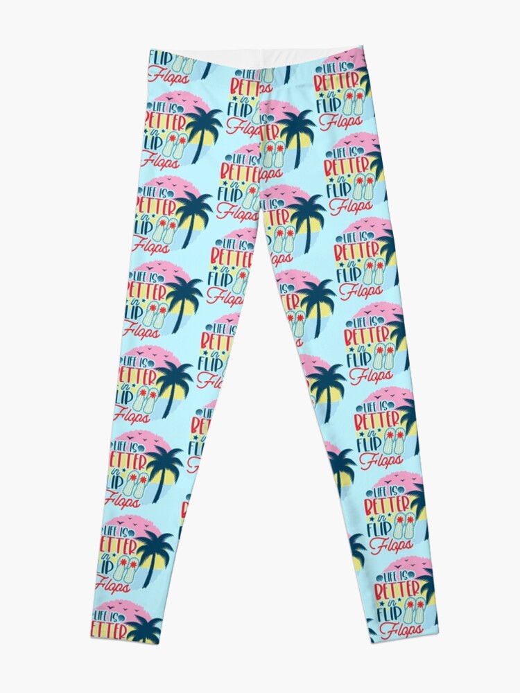 Discover Summer At The Beach  Leggings