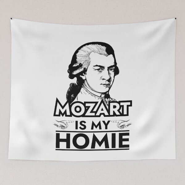 Item preview, Wolfgang Amadeus Mozart is My Homie  designed and sold by The Junto Shop.