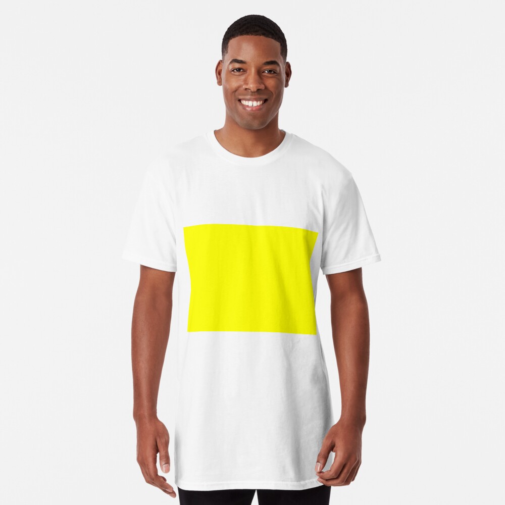 Solid Yellow Color Long T-Shirt