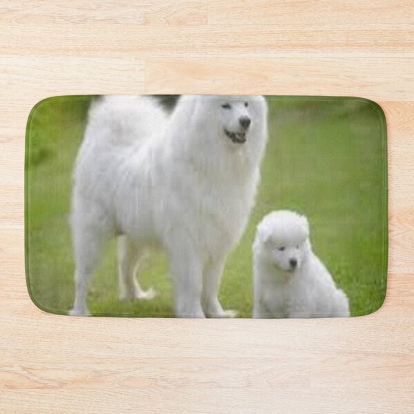 Item preview, samoyed with puppy designed and sold by nigejohn.