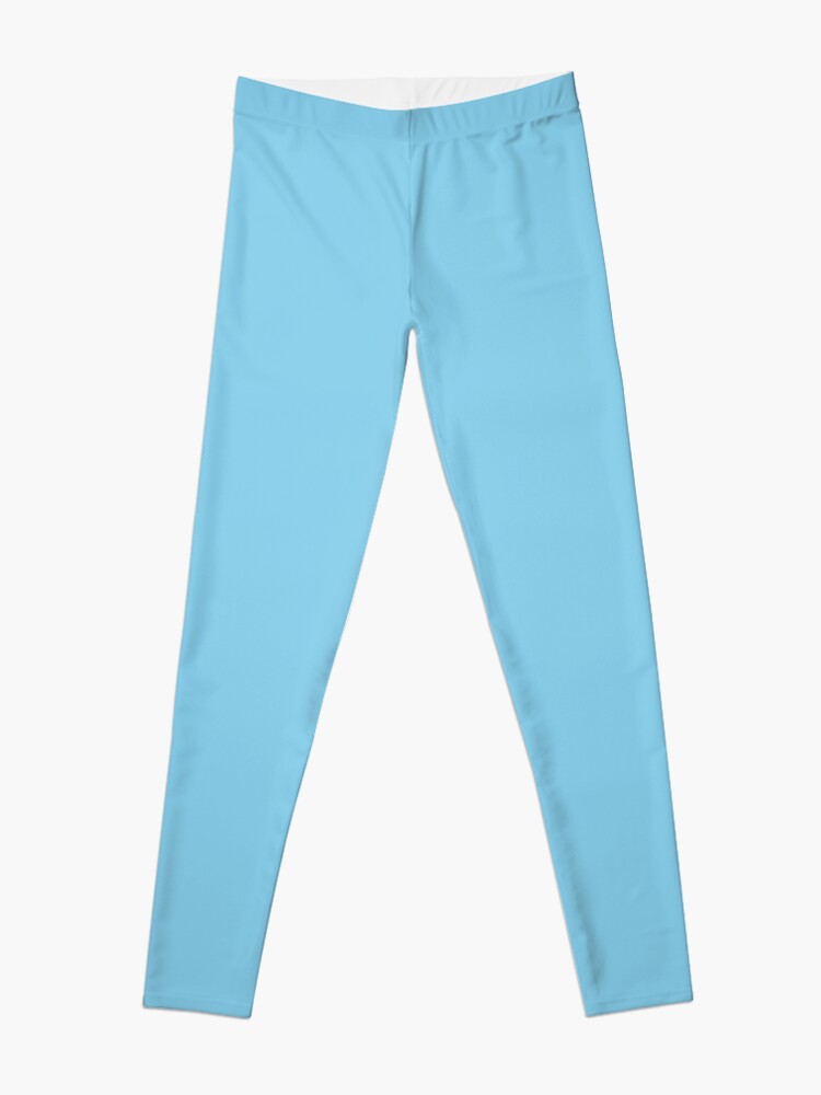 Alternate view of Color Sky Blue Solida Leggings