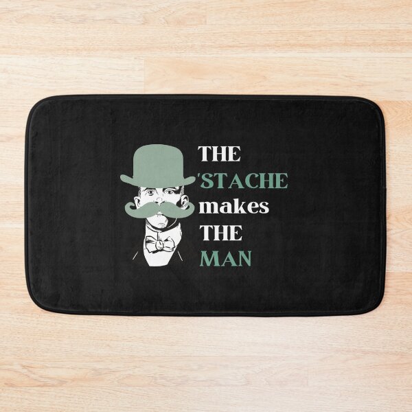 Item preview, The Stache Makes the Man Retro Mustache designed and sold by DesignsofNote.