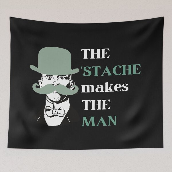 Item preview, The Stache convierte al hombre en un bigote retro designed and sold by DesignsofNote.