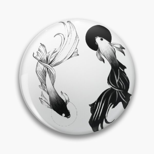 Item preview, pescado yin yang designed and sold by vikcot.