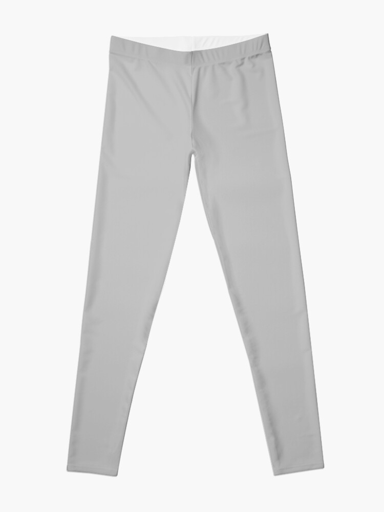 Alternate view of Silver Solid Color Leggings