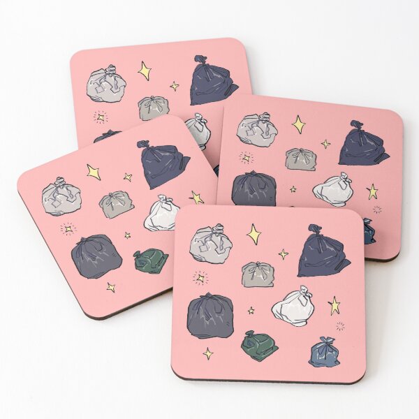 Item preview, I draw assorted pack of stuffed trash bag garbage / pink pastel glitter ver. designed and sold by RansRoom.