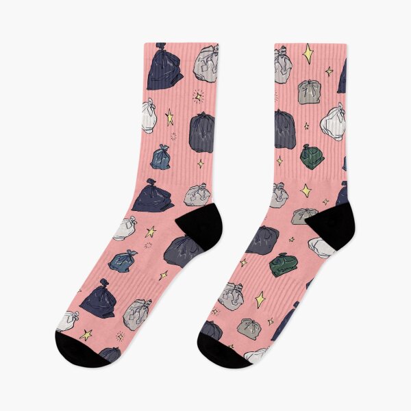Item preview, I draw assorted pack of stuffed trash bag garbage / pink pastel glitter ver. designed and sold by RansRoom.