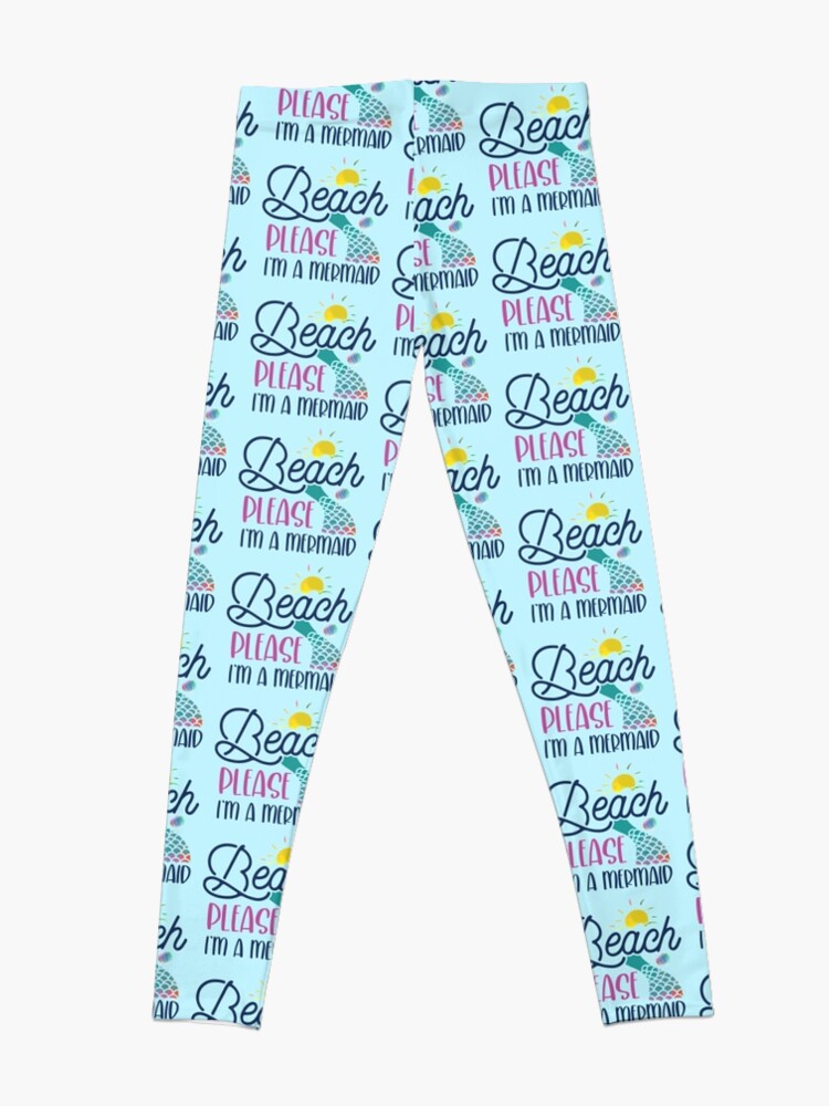 Disover Summer At The Beach Leggings