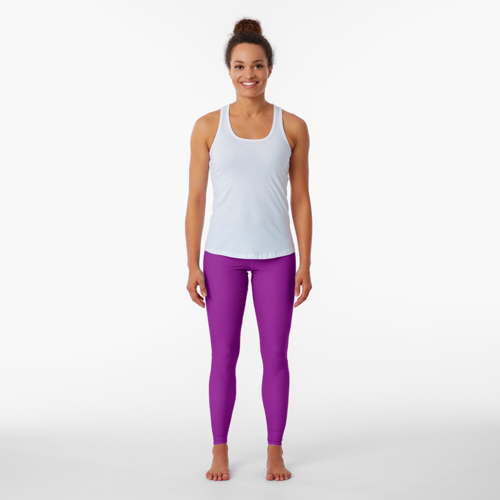 Solid Pupple Color Leggings