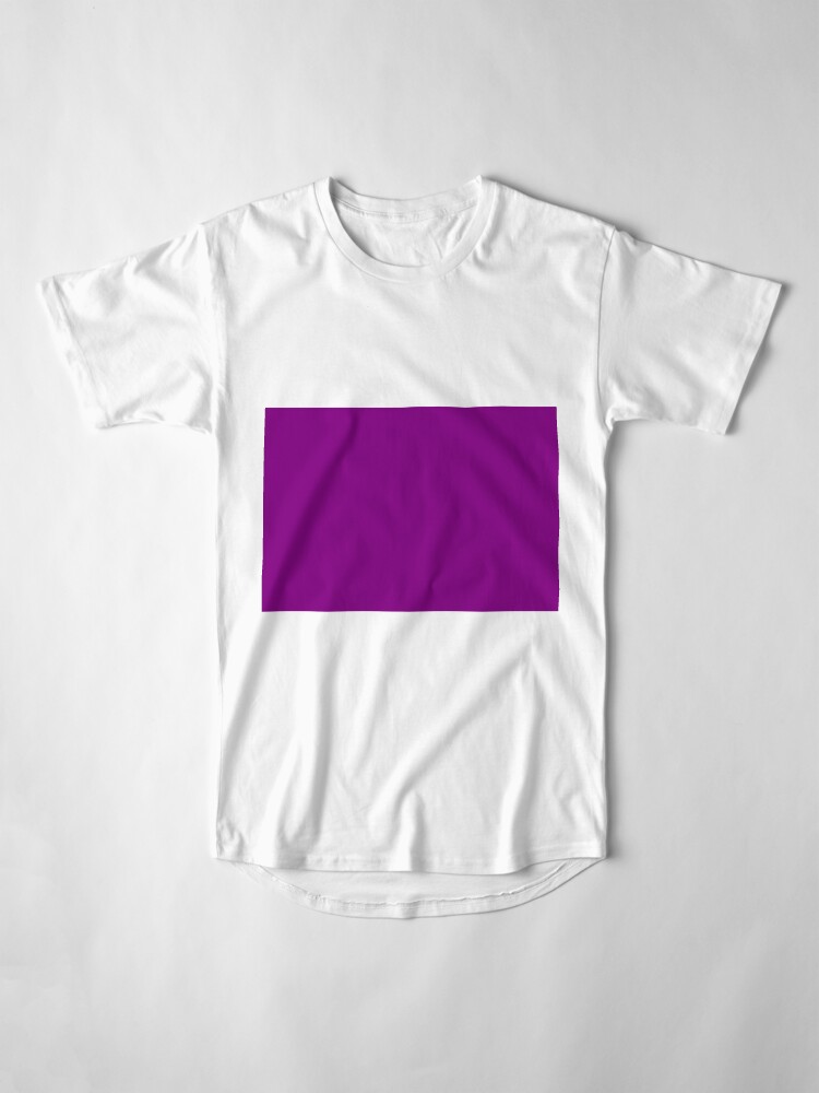 Alternate view of Solid Pupple Color Long T-Shirt