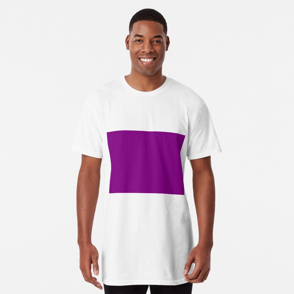Solid Pupple Color Long T-Shirt