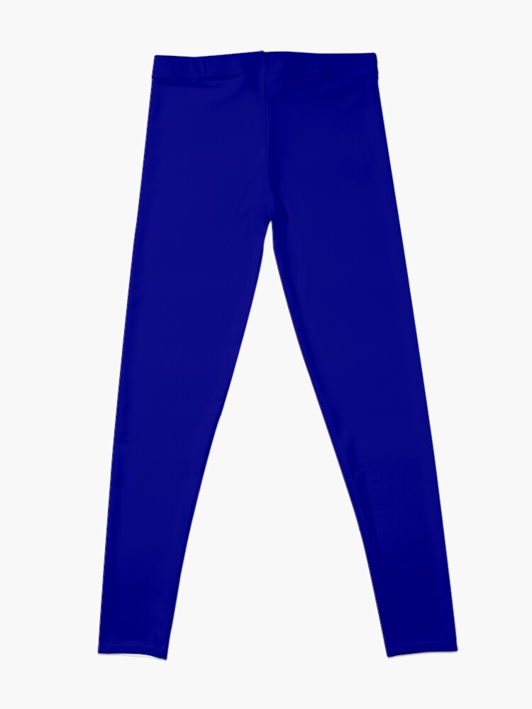 Thumbnail 4 of 5, Leggings, Solid Navy Color designed and sold by Claudiocmb.