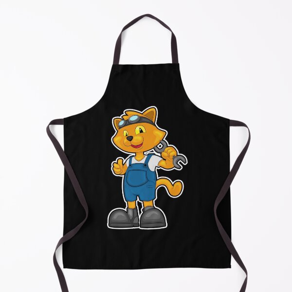 Item preview, Cat as Mechanic with Spanner designed and sold by Snabdesign84.