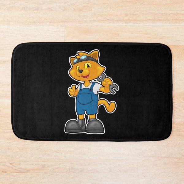 Item preview, Cat as Mechanic with Spanner designed and sold by Snabdesign84.
