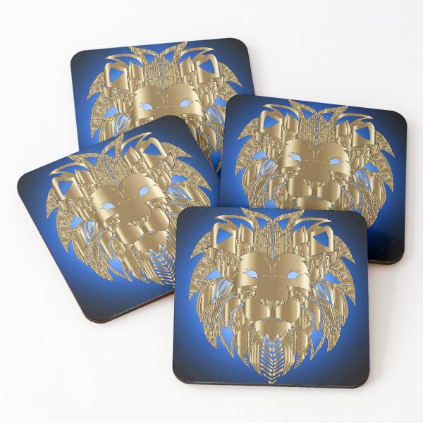 Item preview, Lion Face In Golden. Angry Lionu.  designed and sold by SuvrasaiMerch.