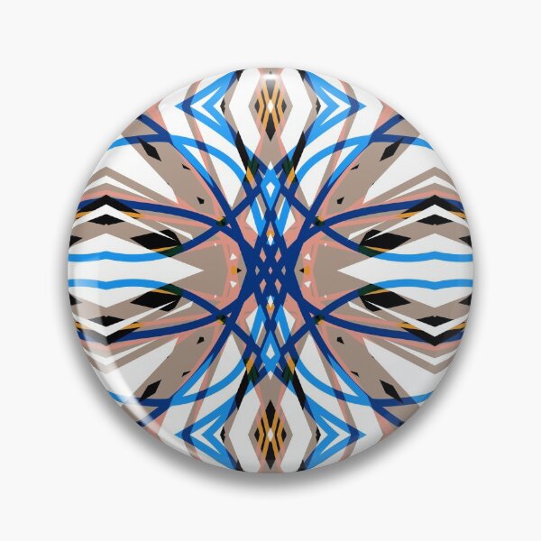 Item preview, Summer Blue Grey White Pink Geometric Design Pattern  designed and sold by PatternPerfect.