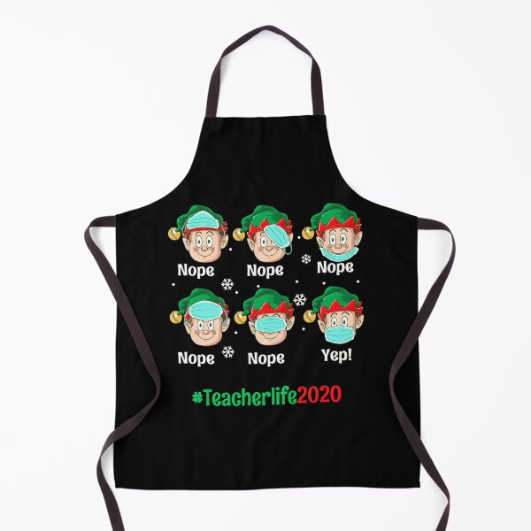 Item preview, Christmas Teacher 2020 Life ELF Wearing Mask Gift Men Women Long Sleeve T-Shirt designed and sold by isachsenan.